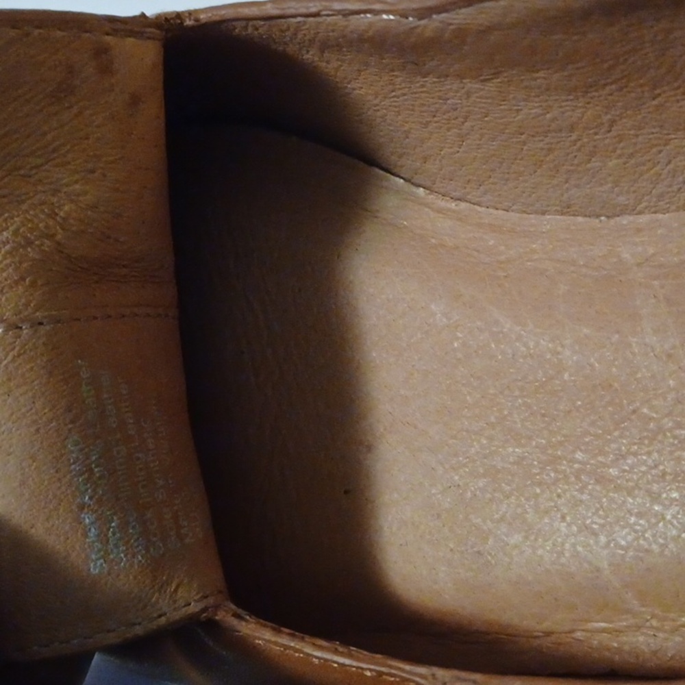 Madewell The Frances Skimmer English Saddle Tan Leather Loafer Size 6 - Picture 11 of 12